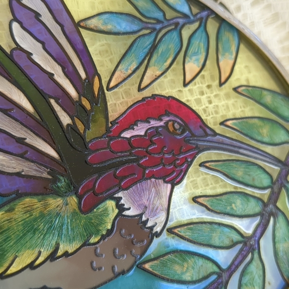 Amia Hummingbird Oval Sun Catcher 4" - Picture 5 of 8